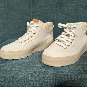 Keds Women's Cream High-Top Sneakers